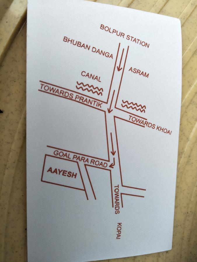 Aayesh Bed & Breakfast Shānti Niketan Eksteriør bilde